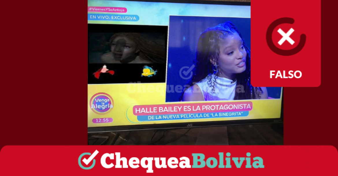 La imagen falsa que circula en las redes sociales. 