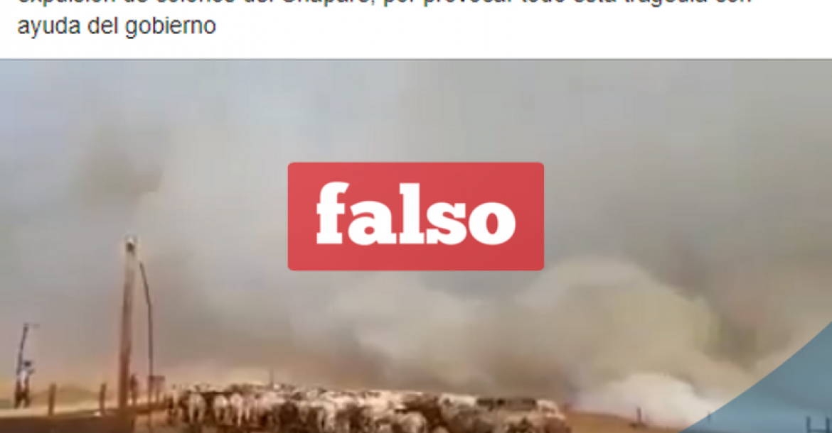 Video que circula en Facebook