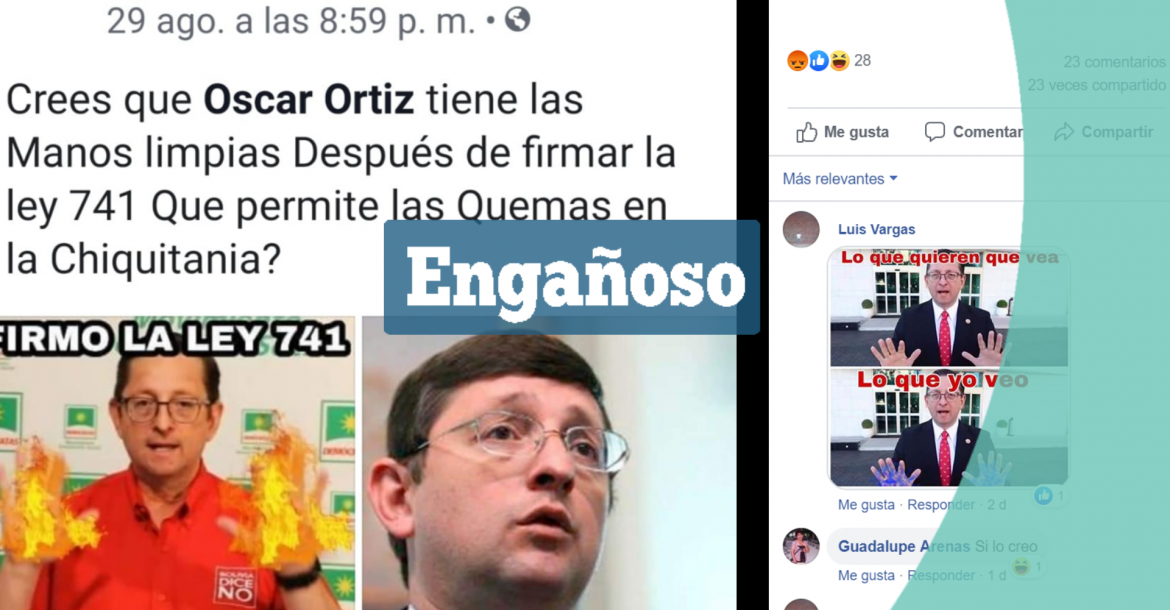 La información que circula en Facebook. 