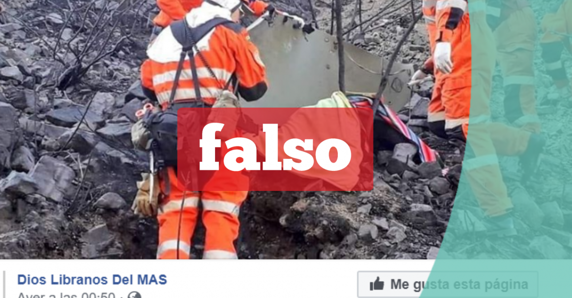 La información falsa que circula en Facebook. 