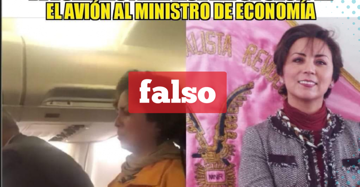 La imagen con información falsa que circula en redes sociales. 