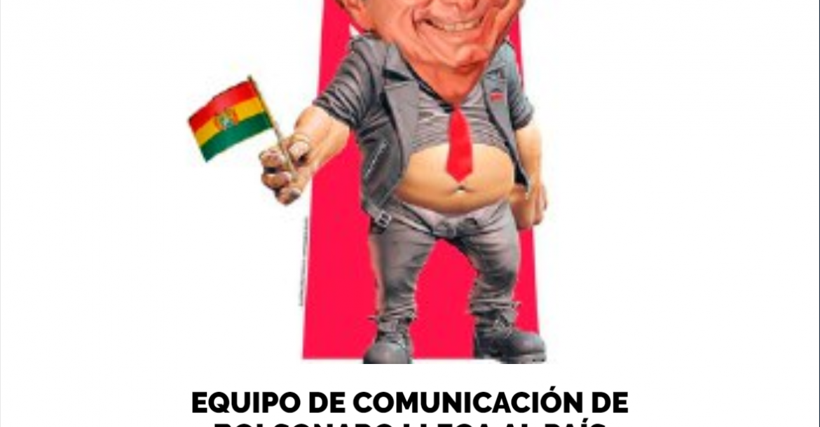 Caricatura de Bolsonaro
