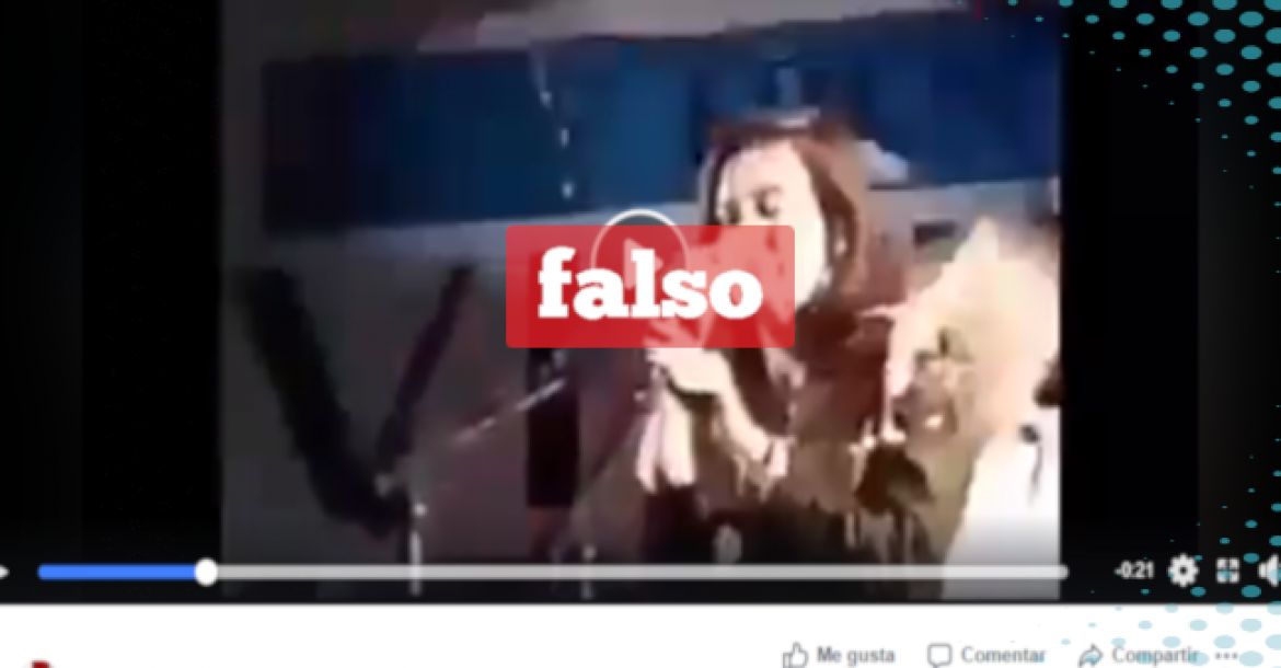 Video que circula en Facebook