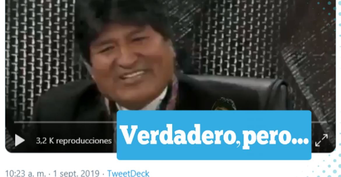 Publicación en Twitter