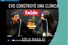 Una captura del video que circula en Facebook. 